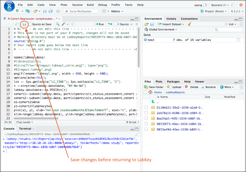 RStudio User Guide - Text Editor