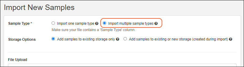 Import Samples from File: /limshelp/Archive/26.3