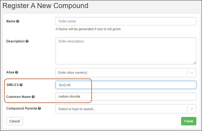 Compounds and SMILES Lookups: /limshelp/Archive/26.3